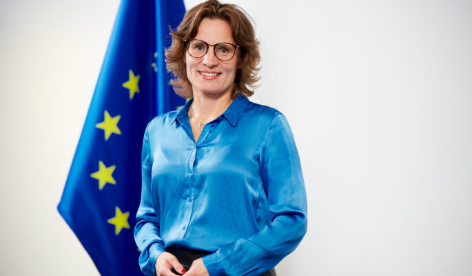 Jessika Roswall, Kommissarin für Umwelt, Wasserresilienz und eine wettbewerbsfähige Kreislaufwirtschaft (Foto: Europäische Kommission/Bogdan Hoyaux)
