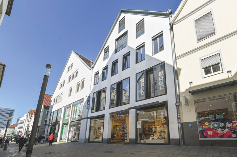 Filiale des Schuhgeschäfts Werdich in der Reutlinger Wilhelmstraße, der Haupteinkaufsstraße der Stadt. (Foto: Ingo Rack/Werdich)