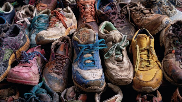 Schuh-Recycling gehört zu den wichtigen Aufgaben der Branche. (Foto: Adobe Stock)