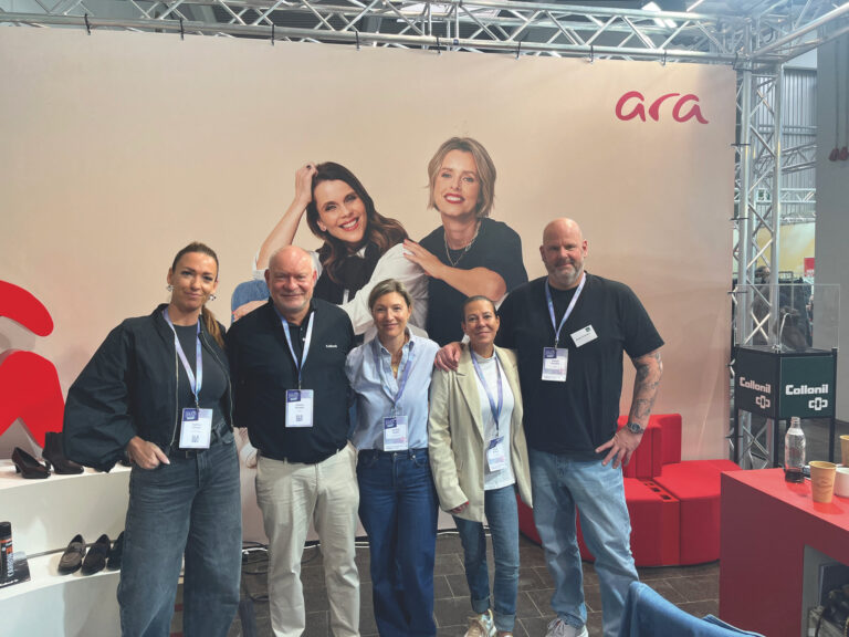 Gemeinschaftsteam von Ara und Collonil (von links): Nadine Körner, Andreas Kolleck, Daniela Hasler, Petra Dreher und Gerald Burkard. (Foto: Redaktion)