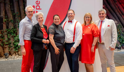 v.l.n.r.: Thomas und Sabine Timm, Lisa und Christian Seiffert, Ines und Tilo Bürger (Foto: Lucas Adrian)