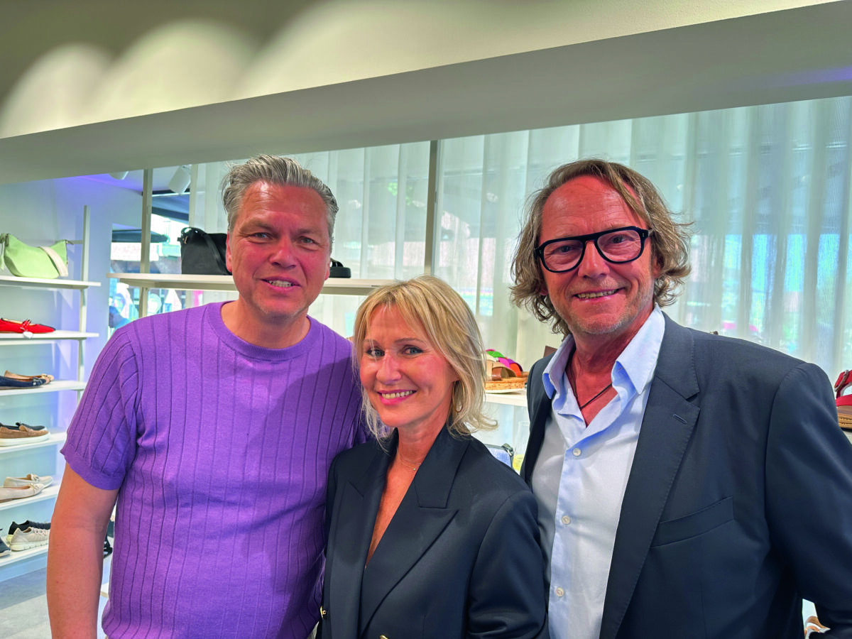 Oliver Oppermann, Sonja und Claude Steinmetz (Foto: Redaktion)