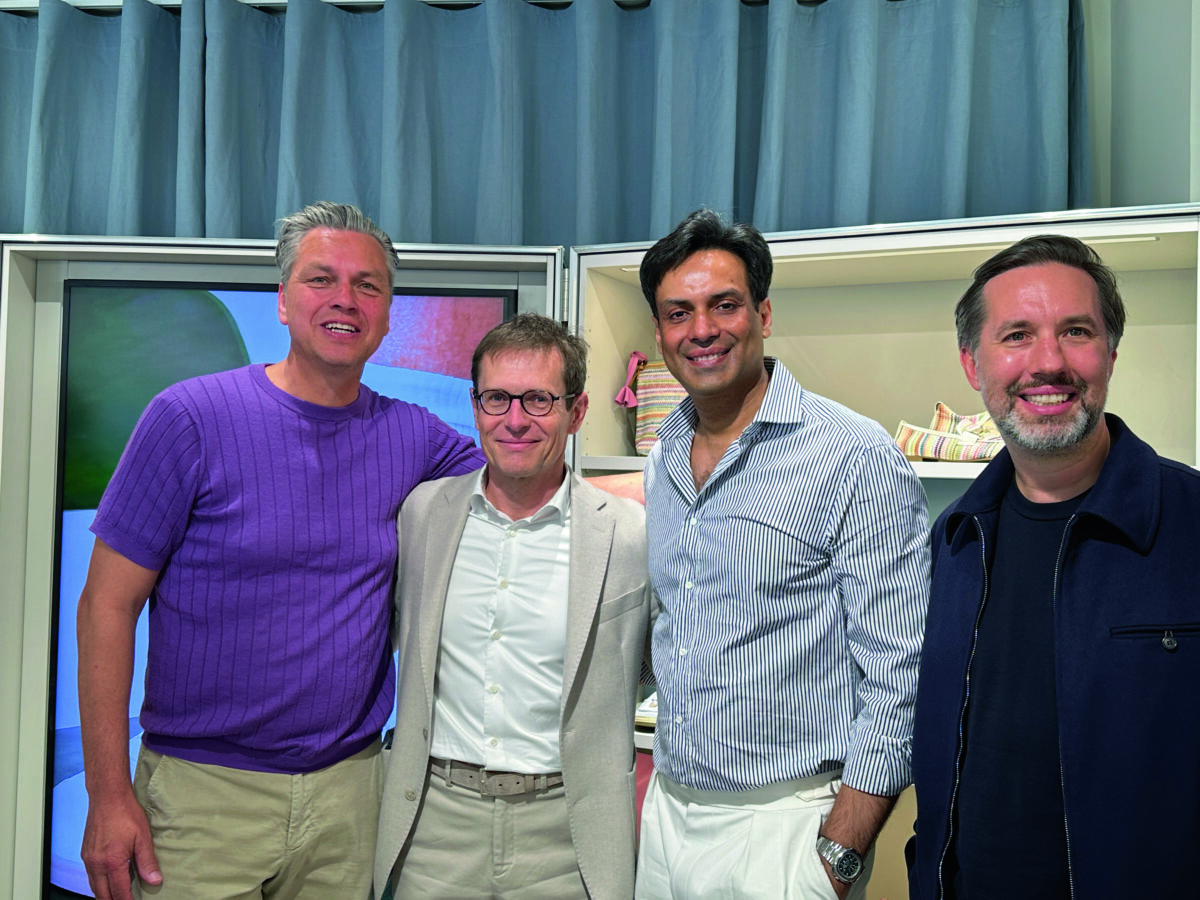 Oliver Oppermann, Stefan Blöchinger, Param Singh, Sascha Negele (Foto: Redaktion)