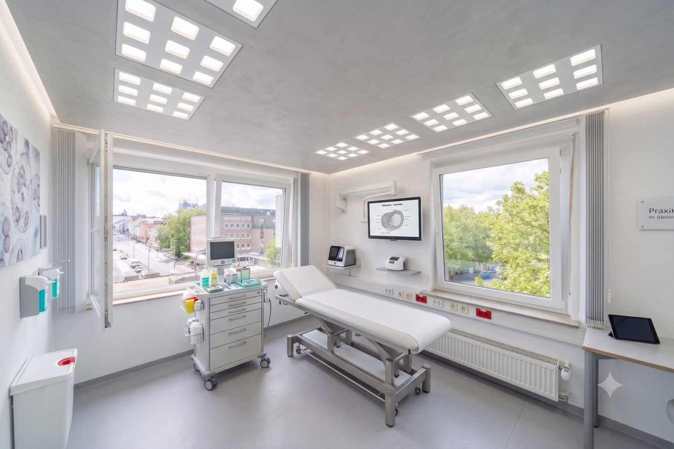 KI-generierte Darstellung des möglichen Gesundheitskonzepts für das Schuhhaus Darré (Abbildung zur Verfügung gestellt von Familie Ebert)
