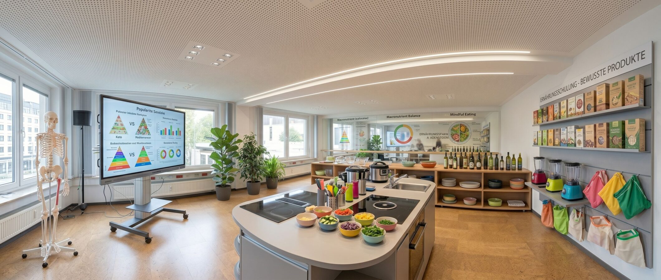 KI-generierte Darstellung des möglichen Gesundheitskonzepts für das Schuhhaus Darré (Abbildung zur Verfügung gestellt von Familie Ebert)