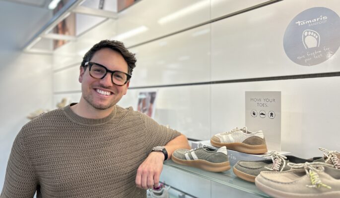 Jonas Gurcke, Head of Development Jana Shoes (Foto: Redaktion)