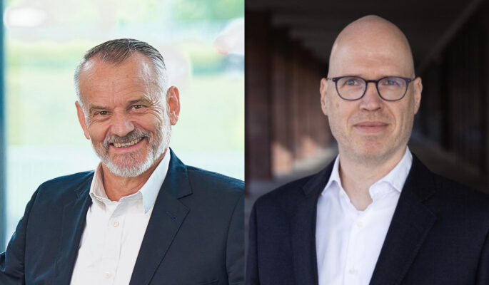 Jens Christian Meier (li.) und Sascha Müller verlassen den Schuhhersteller Ara. (Foto: Ara)