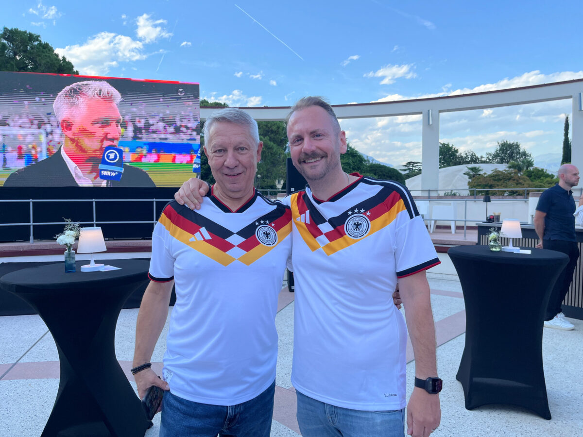 Bernd Schneider (SABU) und Patrick Schweizer (Schuh Schweizer) (Foto: Redaktion)