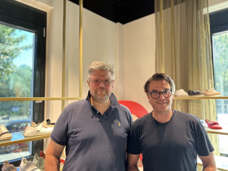 Der neue Brand Director Simon Stechel (links) mit Ara-CEO Stefan Rassau (Foto: Redaktion)