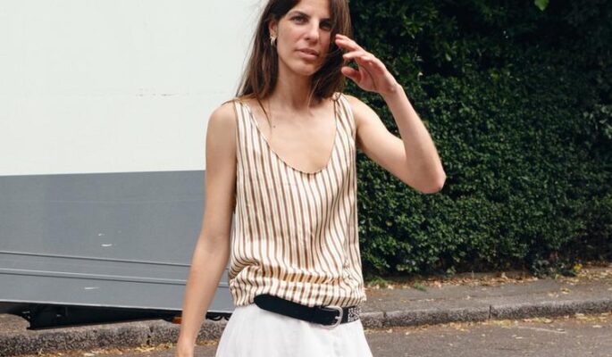 Laura Roso Vidrequin in Zara für The Fold-er (Foto: Zara)