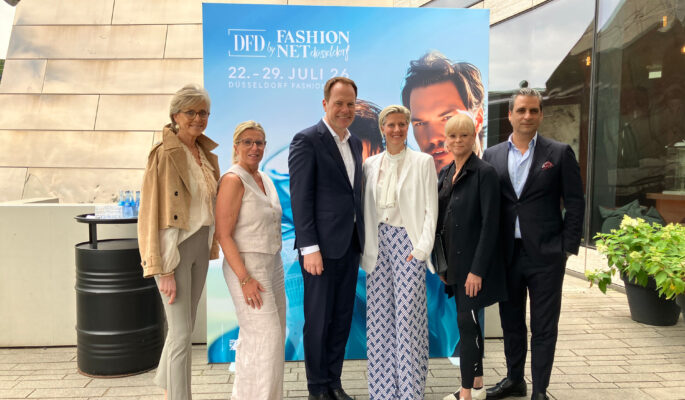 V.l.n.r.: Ulrike Kähler, Bernadette Bitterroff, Dr. Stephan Keller, Andrea Greuner, Mirjam Dietz, Manuel Farrokh (Foto: Redaktion)