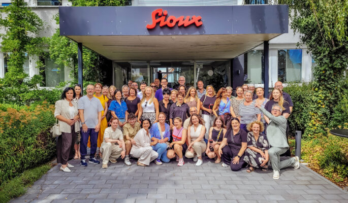 Das Werdich-Team zu Besuch bei Sioux. (Foto: Sioux)