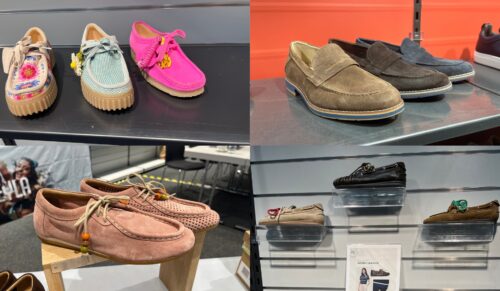 Schuhe von Clarks (oben links), Lloyd (oben rechts), Meyla (unten links) und Colmar (unten rechts) (Fotos: Redaktion)