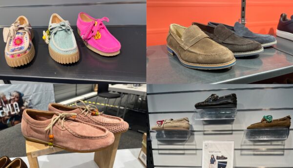 Schuhe von Clarks (oben links), Lloyd (oben rechts), Meyla (unten links) und Colmar (unten rechts) (Fotos: Redaktion)