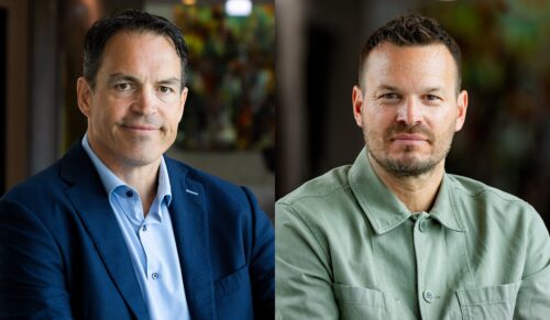 Von links: Neal Taylor, Chief Commercial Officer, Ecco; Adam Meek, Chief Product Officer, Ecco (Fotos: Ecco)