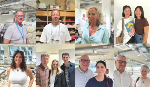 Auf den Goodiez-Ordertagen herrschte positive Stimmung. 1. Reihe von links: Charly Schlepper (Xsensible), Felix Staeudinger (Panorama), Gudrun Fokkens (Goodiez), Phuong Vy Ta und Phuong Anh Ta-Zenker (Fifty-6); 2. Reihe von links: Meritxell Guasch (MG Showroom), Mads Kronborg Leth, Mette Langfrits und Max Schraml (Woden), Mark Schütte und Julia Scheer (Schuhhaus Schütte), Bernd Frölich und Heike Hänel (Schuhhaus Frölich) (Fotos: Redaktion)