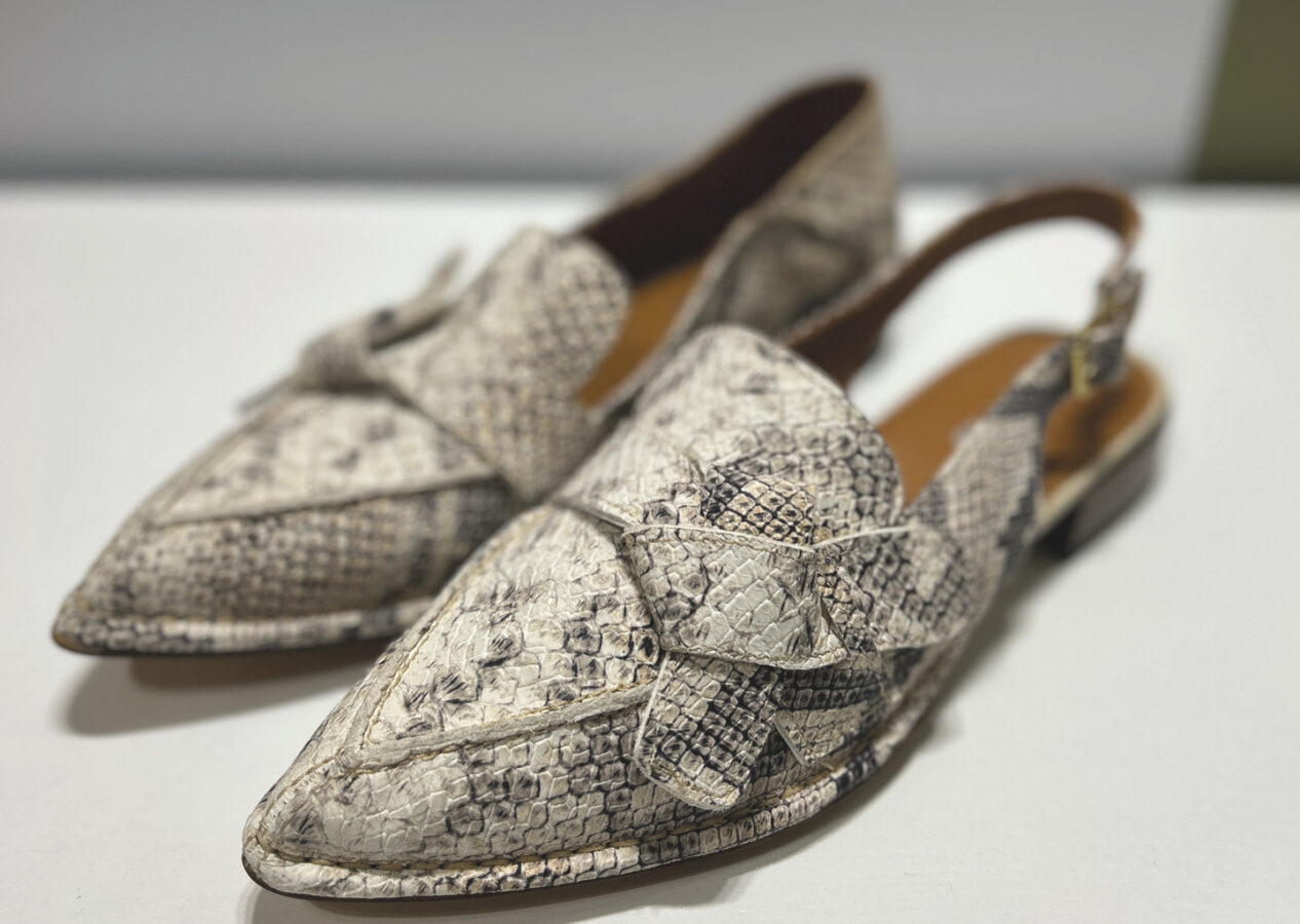 Mjus-Modelle, fotografiert auf der Expo Riva Schuh (Foto: Redaktion)