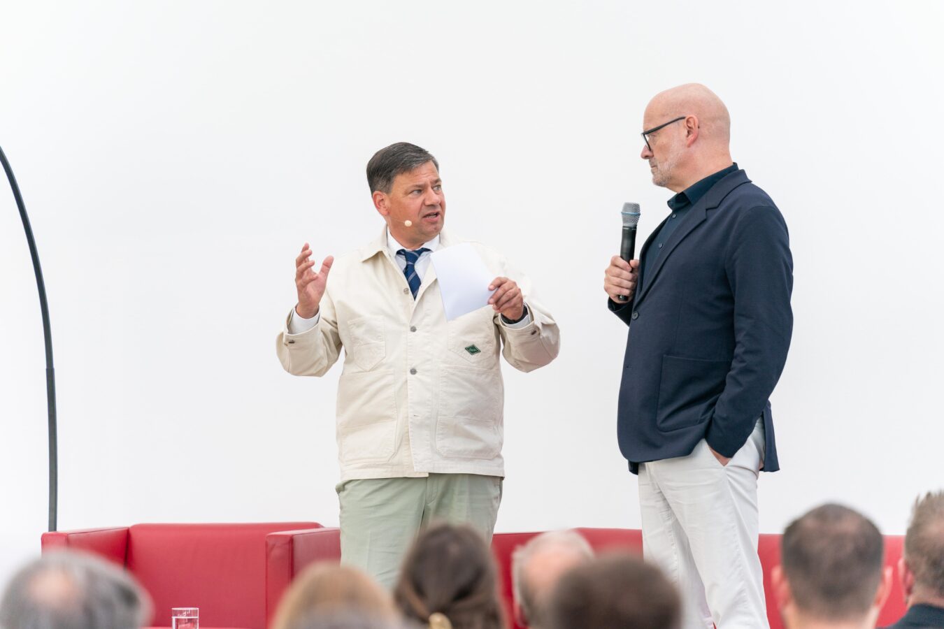 Günter Althaus im Gespräch mit Holger Knapp (Foto: Kim Fotografie)