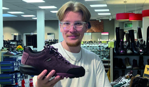 Peter Klint ist ohne große Erfahrung ins Schuhgeschäft eingestiegen. (Foto: Schuhhaus Klint)