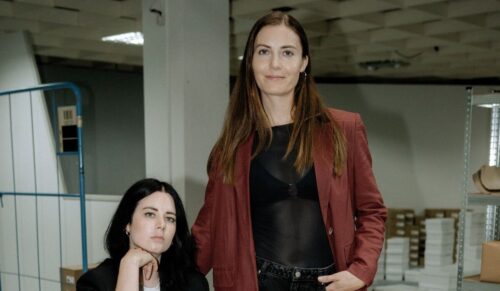 Celina Mönkediek (l.) und Christina Griesert (r.): Freundinnen und
Geschäftspartnerinnen. (Foto: Cedoublé)
