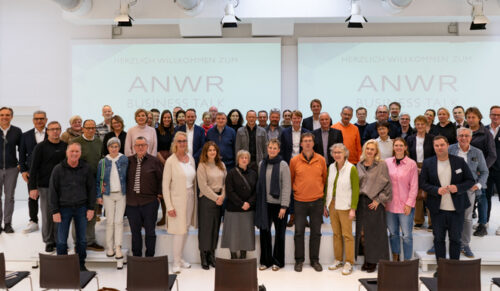Die Wortmann Gruppe beim Business Talk. (Foto: ANWR)