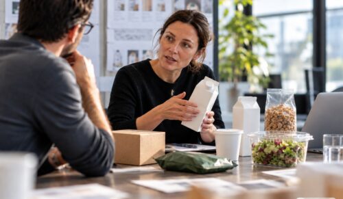 GS1 veröffentlicht Leitfaden zum Umgang mit der PPWR (KI-generiertes Motiv: GS1)