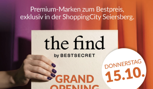 The Find ist europaweit der erste stationäre Store von Bestsecret, für den keine Mitgliedschaft erforderlich ist. (Screenshot: Redaktion)